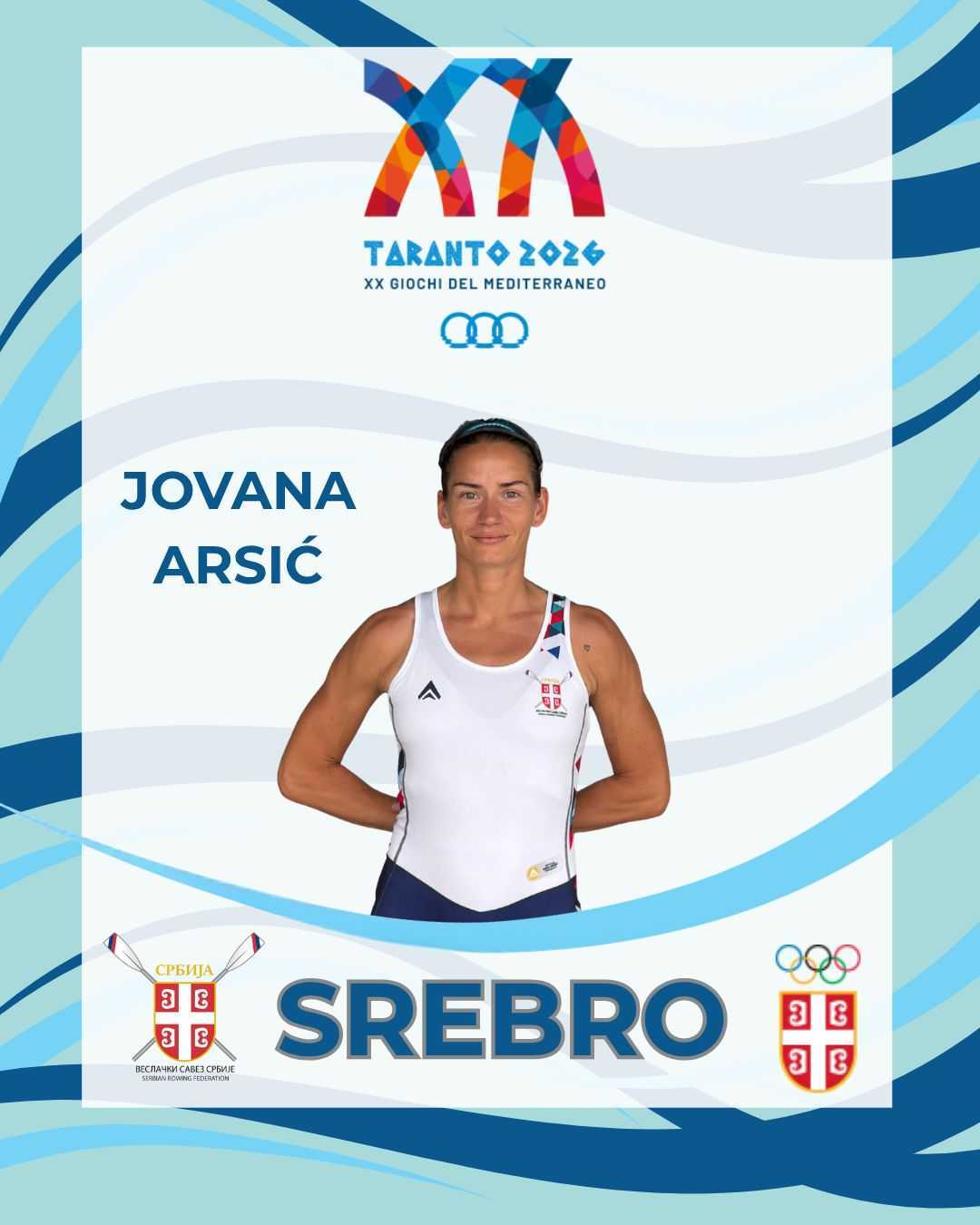 Srebro za Jovanu Arsić na Mediteranskim igrama!